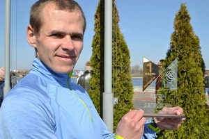 Фотосъемка победителя забега