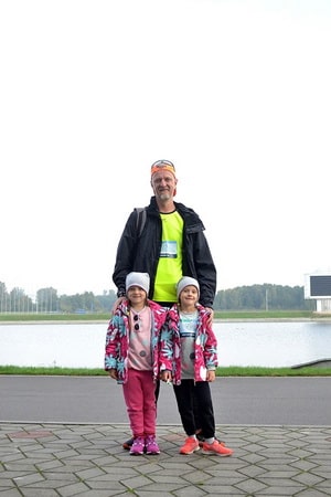 Яркие участники забега