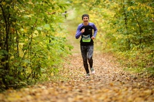 Пример яркого спортивного бегового фото
